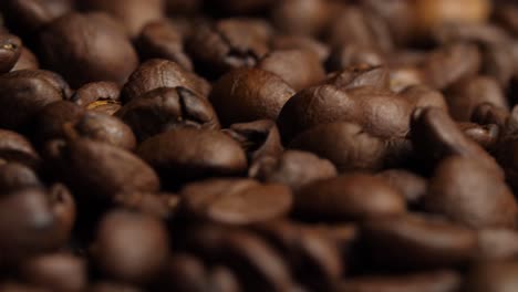 close up of seeds of coffee, video in 4k, 50fps