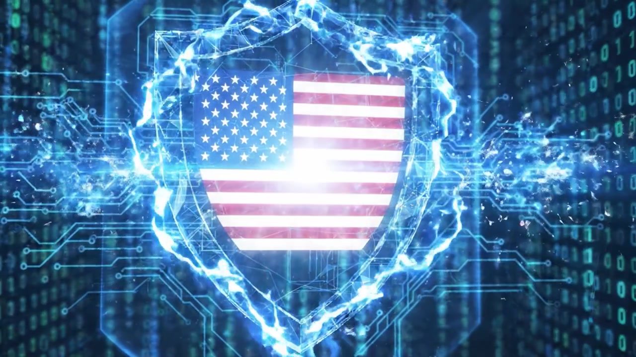 Dynamic Visualization of Data Security: Transitioning from Binary Code to a Shield Symbolizing Protection and Integrity in the Digital Landscape