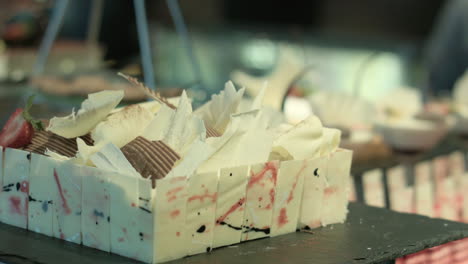 Panning-Shot-Of-White-Sweet-Chocolates