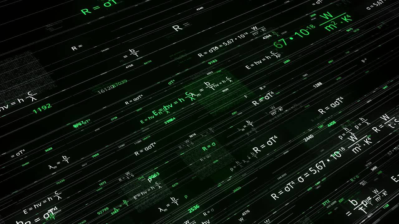 visualización de ecuaciones físicas abstractas