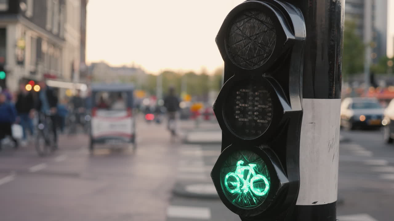 semáforo de bicicletas