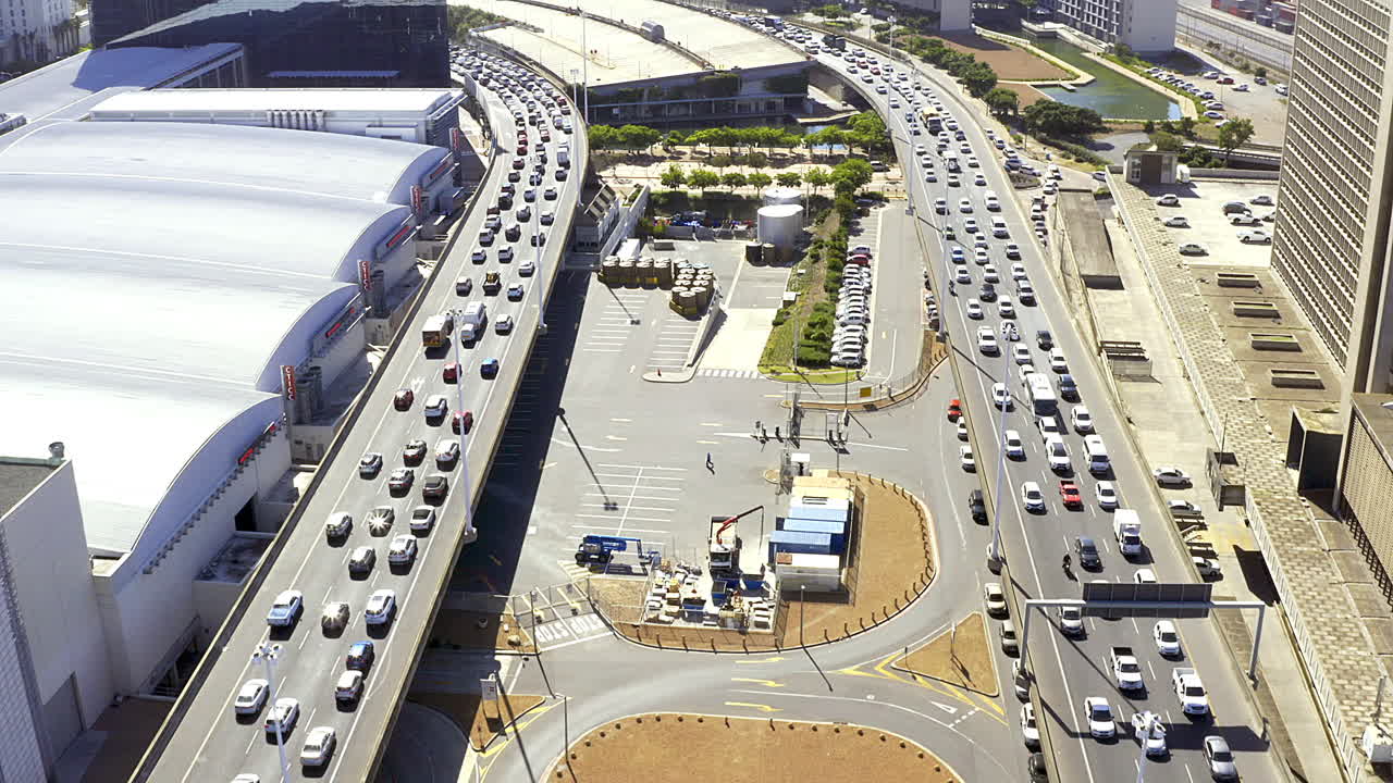 케이프타운의 바쁜 거리 cbd