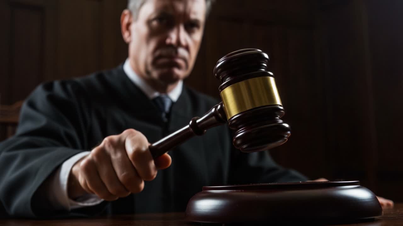 A Judge Decides Justice: The Power of the Gavel in a Courtroom Setting