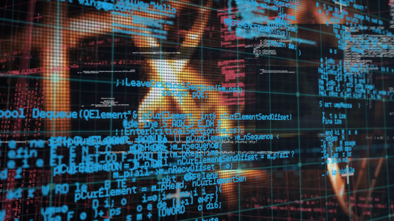 Animation of dna strand spinning and data processing over grid