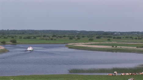 boat on the river shannon