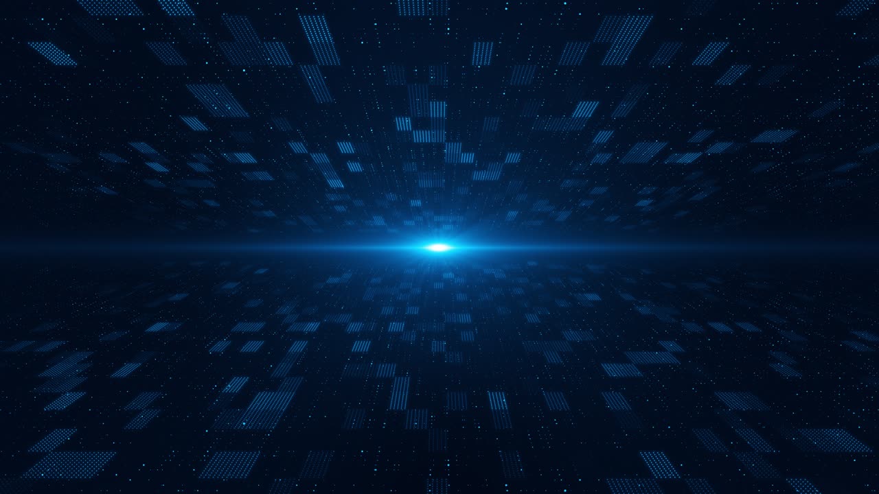 Griglia HUD digitale per cyberspazio, connessioni di rete dati, trasferimento internet ad alta velocità e tecnologia futura