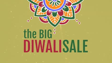 diwali sale sign against fireworks 4k