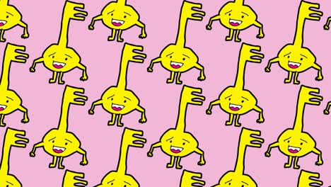 kids drawing pop art seamless background with theme of key