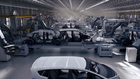 automated car manufacturing plant
