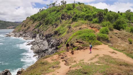 hiking trail at khao laem ya-muang, thailand