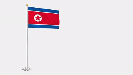 북한 발이 바람에 날아다니는 4k 슬로우모션 영상, 알파 채널