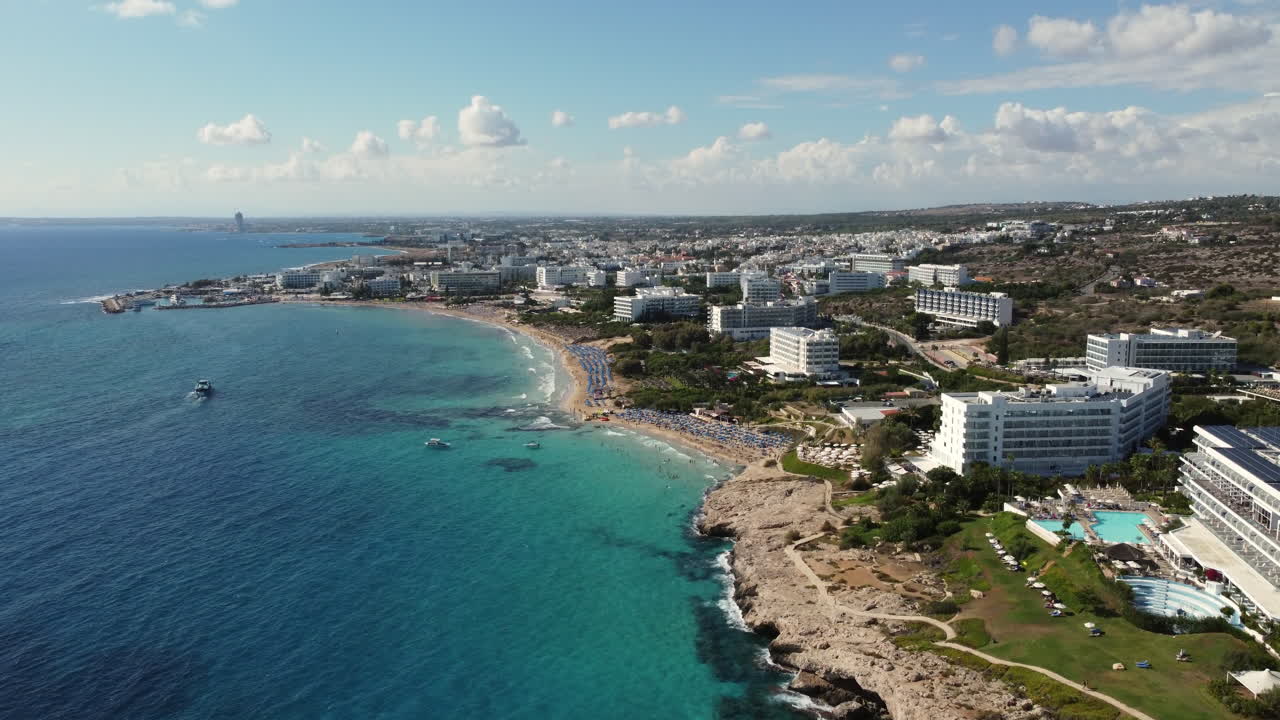 Riprese con drone di Ayia Napa, Cipro