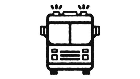 imágenes de animación del icono del motor de fuego y canal alfa