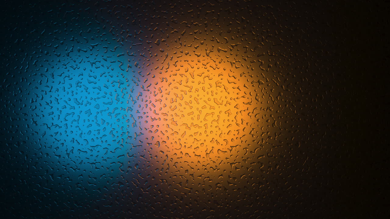 gradualmente las luces detrás del vidrio, renderización 3d.