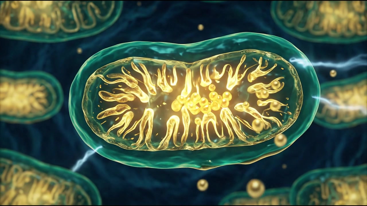 Vista microscopica degli organelli cellulari