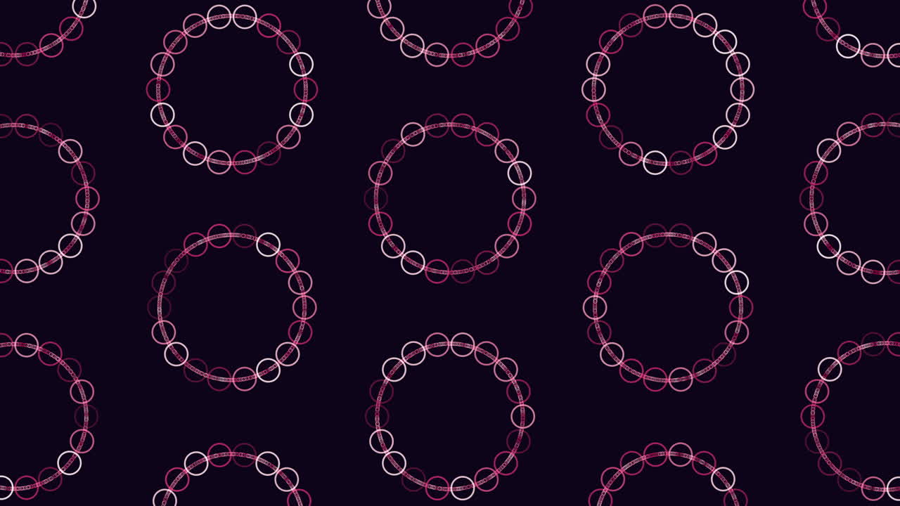 patrón de círculo verde abstracto sobre un fondo negro