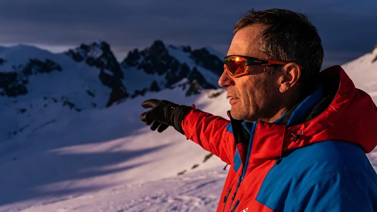L'uomo nelle montagne