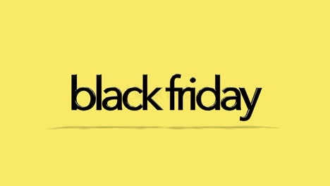 momentum shades: rolling black friday text on gradient