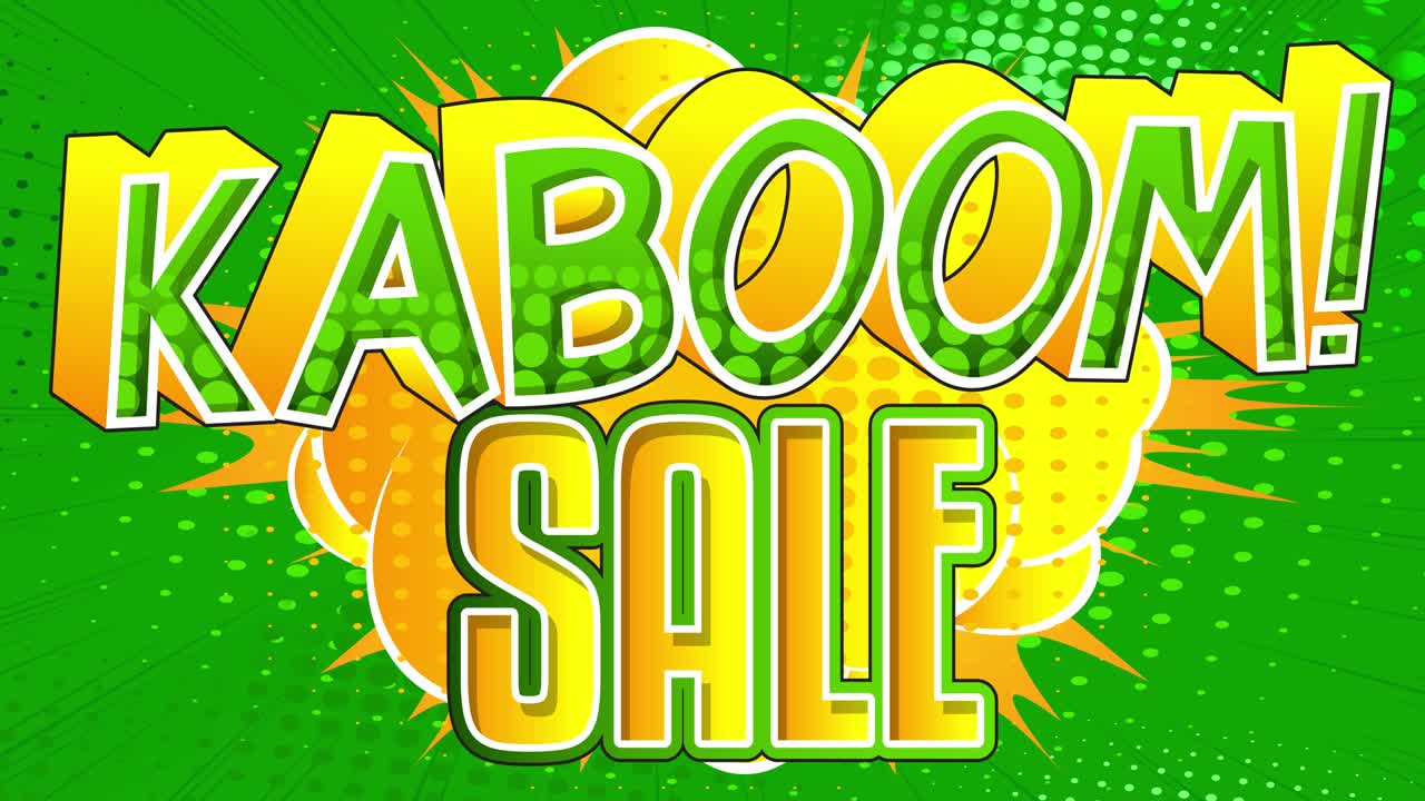 만화책 판매 광고 애니메이션, 특별 제안, 할인, 쇼핑, 상점 소매 비즈니스 개념.