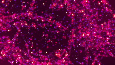 abstract circle dots red purple blue glowing light showcase and banner loop background