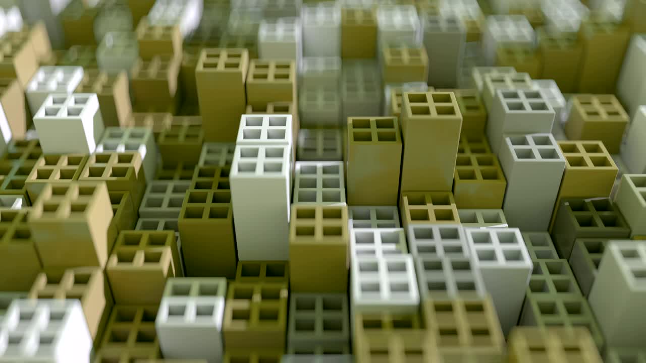 cubos 3d abstractos.