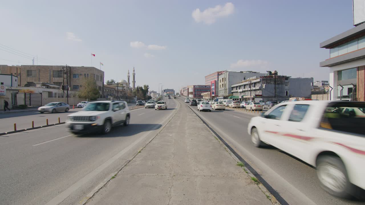 이라크 에르빌 에 있는 아름다운 자릴 카야트 모스크.