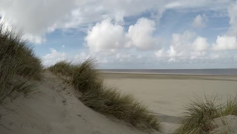 Die-Sanddünen-Der-Insel-Texel-In-Holland