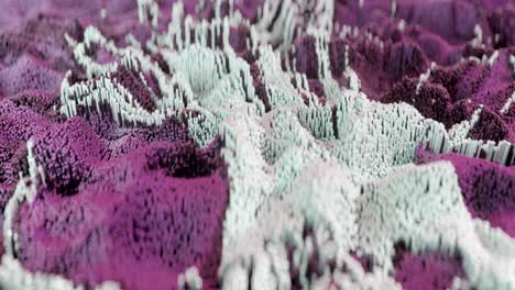 4k abstract topographic waveform.