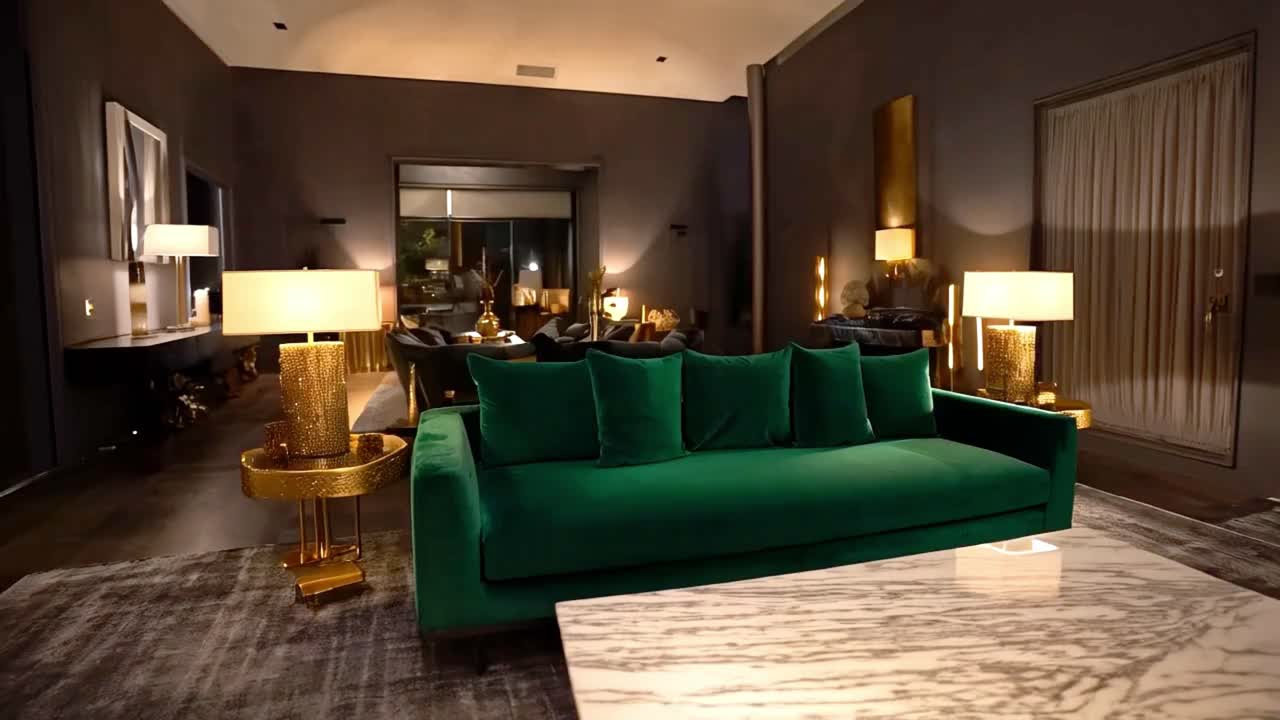 diseño interior moderno de la sala de estar