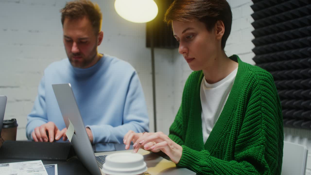 Business Meeting in a Modern Office