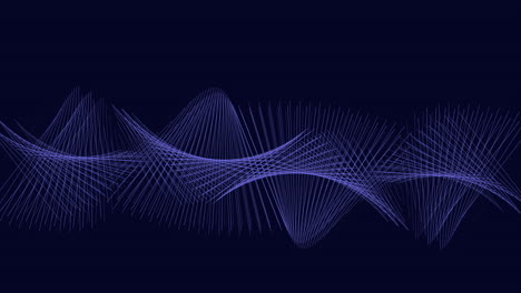 dynamic blue soundwave on black captivating visual representation of sound or music