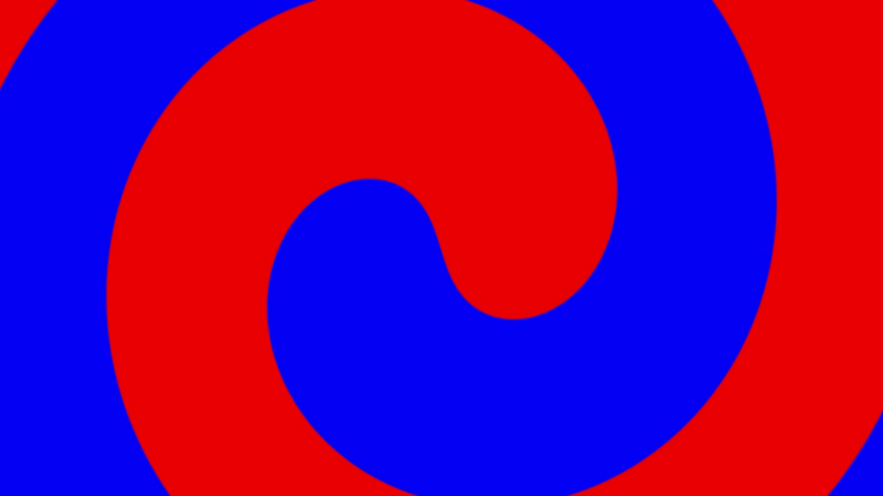 Remolino de color rojo y azul