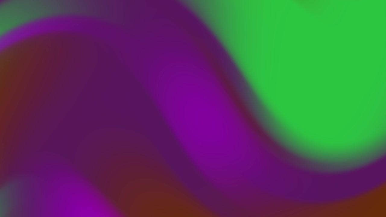 Smooth Abstract Gradient Background with Purple and Green Waves