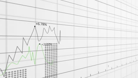 animación de las estadísticas y el procesamiento de datos financieros en la red