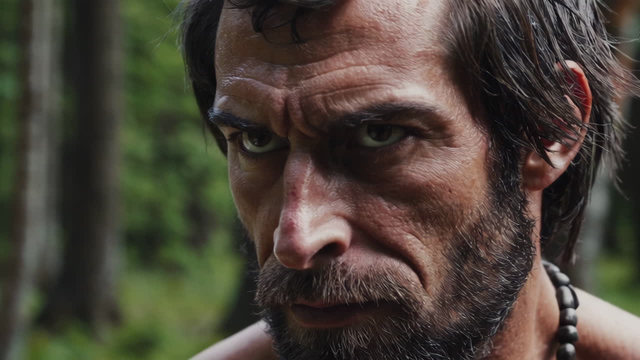 Man in Forest Portrait