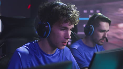 esports gamers in competition