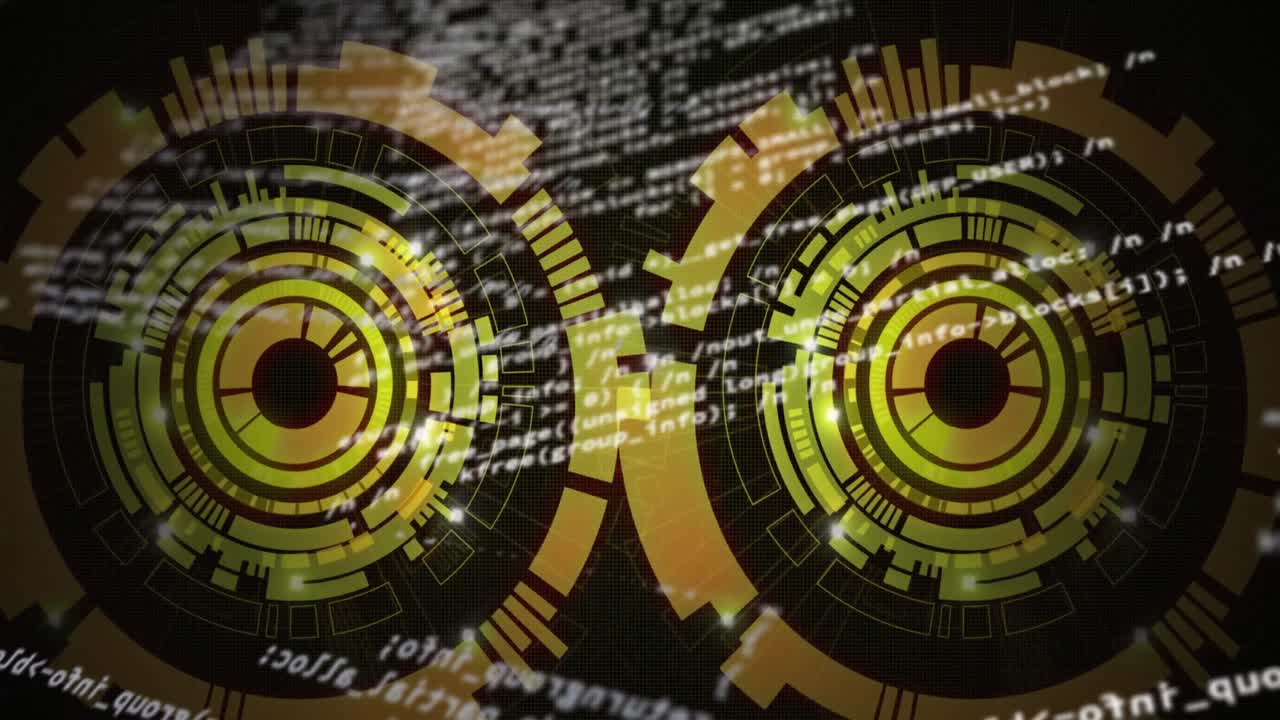 Animation of data processing over scopes scanning