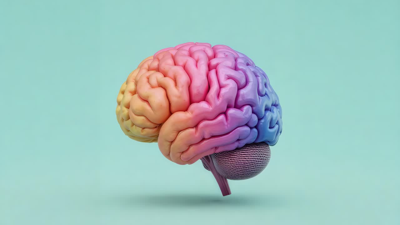 Colorful Brain Illustration