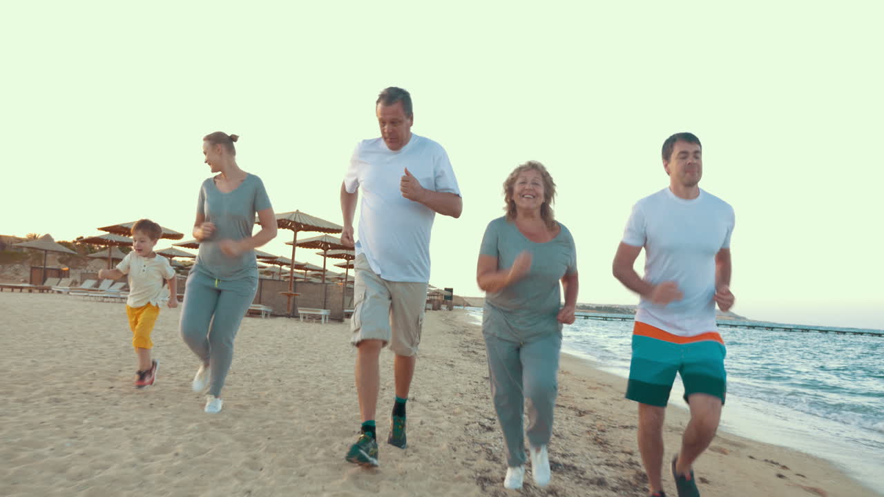 스포츠에 종사하는 많은 가족