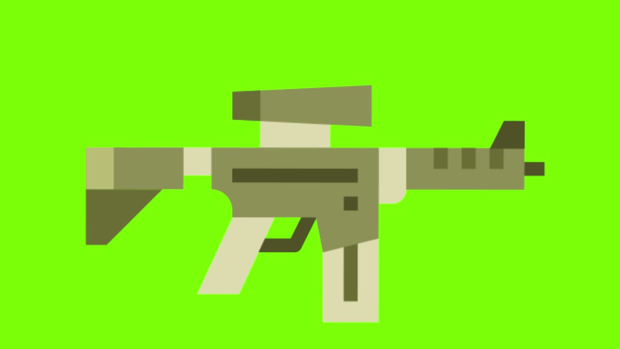 green screen , Rifle, Gun, high quality