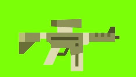 green screen , rifle, gun, high quality