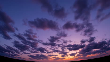 dramatic sunset cloudscape