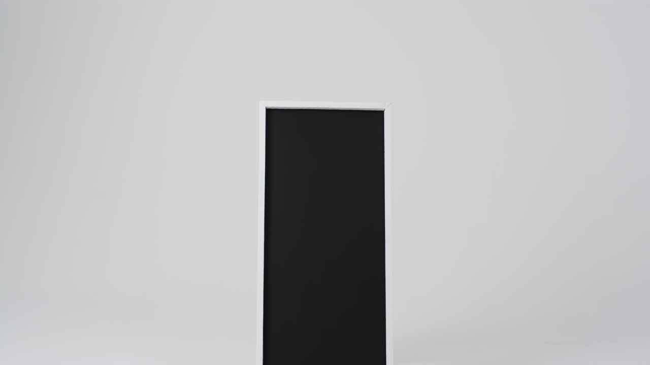 ⁇  배경 에 복사 공간 을 가진 블랙보드 표지판 의 비디오