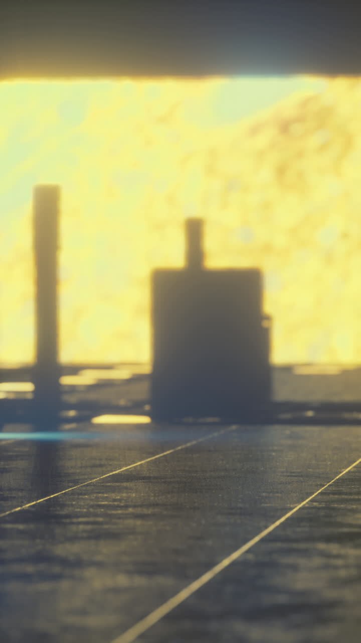 Piso de Concreto Minimalista com Sombra e Luz