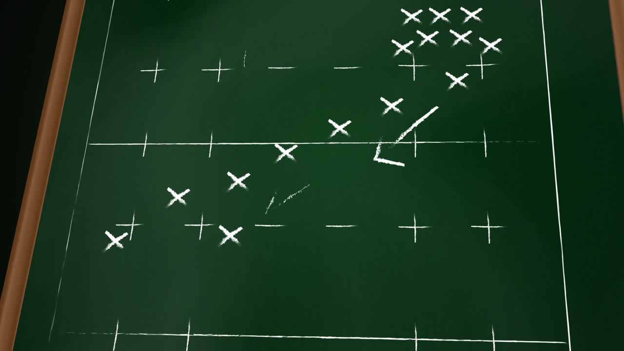 анимация игрового плана и спортивного поля на борту