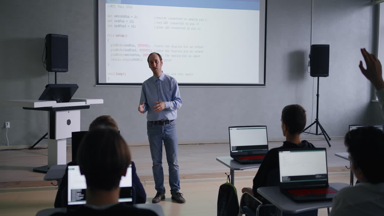 conferencia de clase de ciencias de la computación