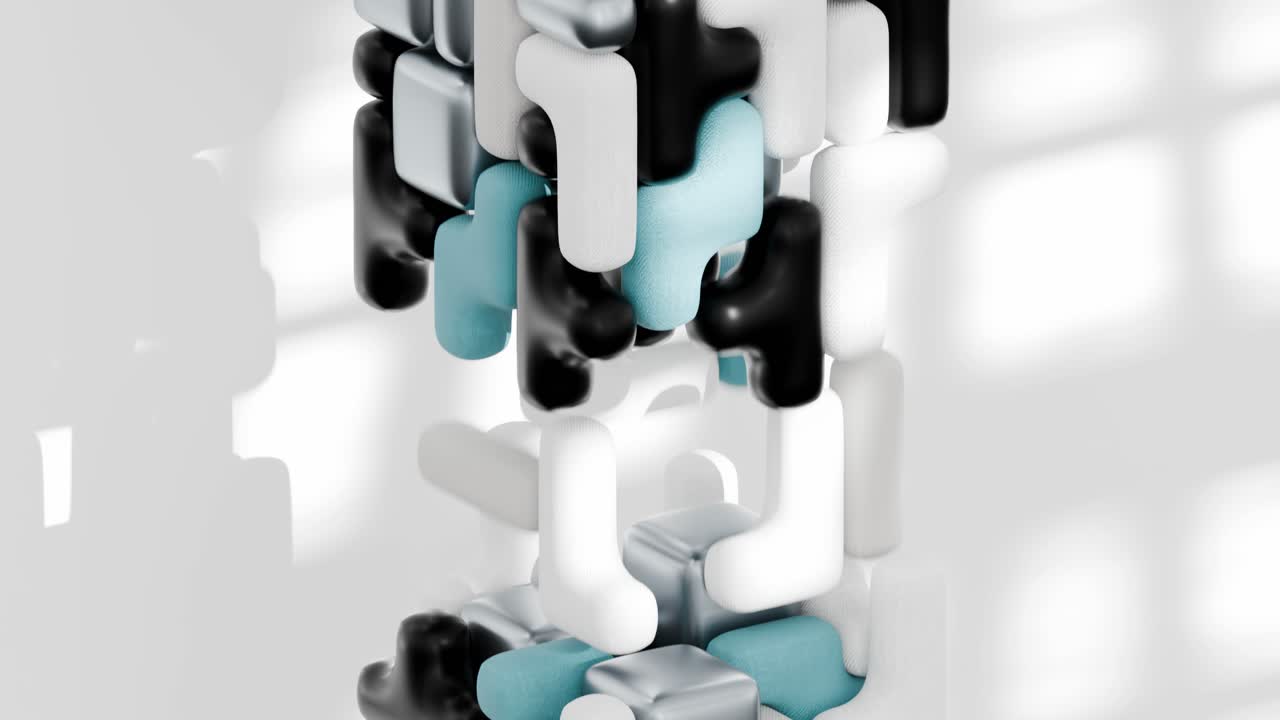 formas geométricas 3d abstractas