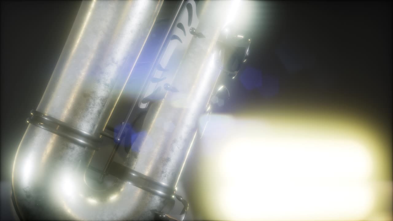 saxofón de cerca instrumento de jazz