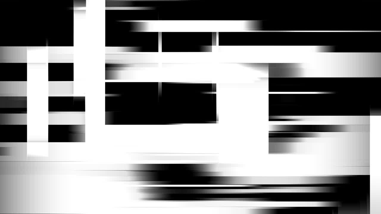 Black colorful glow line geometric square background.mp4