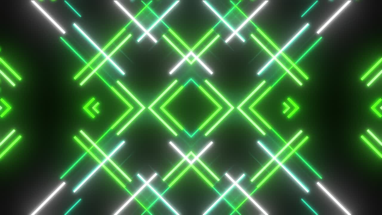 patrón geométrico de neón